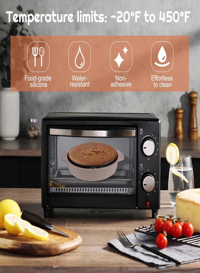 AIHSUMC 9 Inch Springform Pan with Pan Protector, Non-stick Leakproof Springform Cake Pan with Removable Bottom, Silicone Cheesecake Pan Protector Preventing Water from Entering the Springform Pan - Image 3